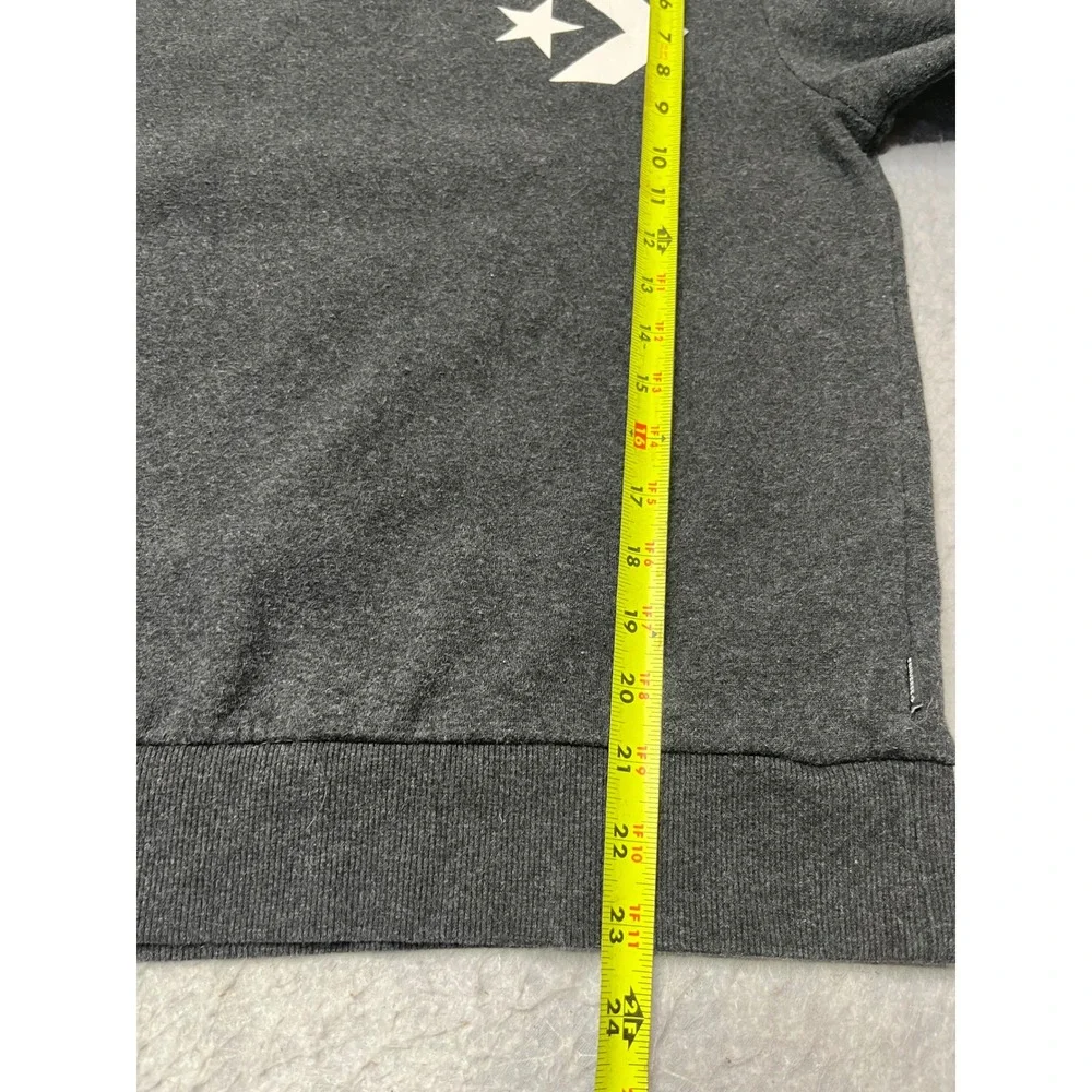 Converse Kids Large Charcoal Grey Graphic‎ Logo Crewneck Sweatshirt 12-13 Yrs